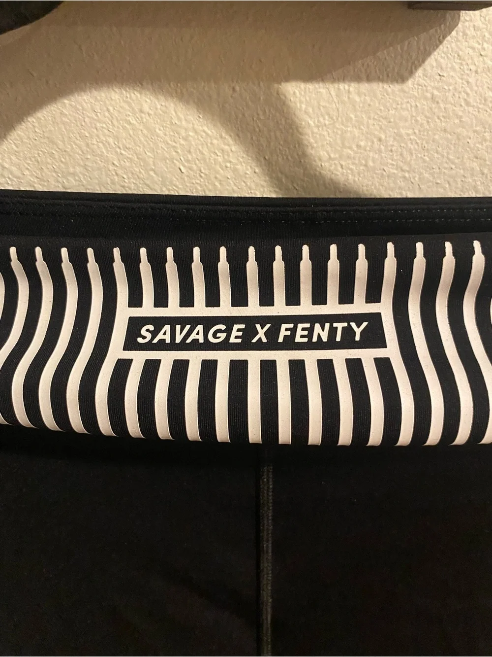 Savage X Fenty Black High-Rise Bike Shorts Size XL